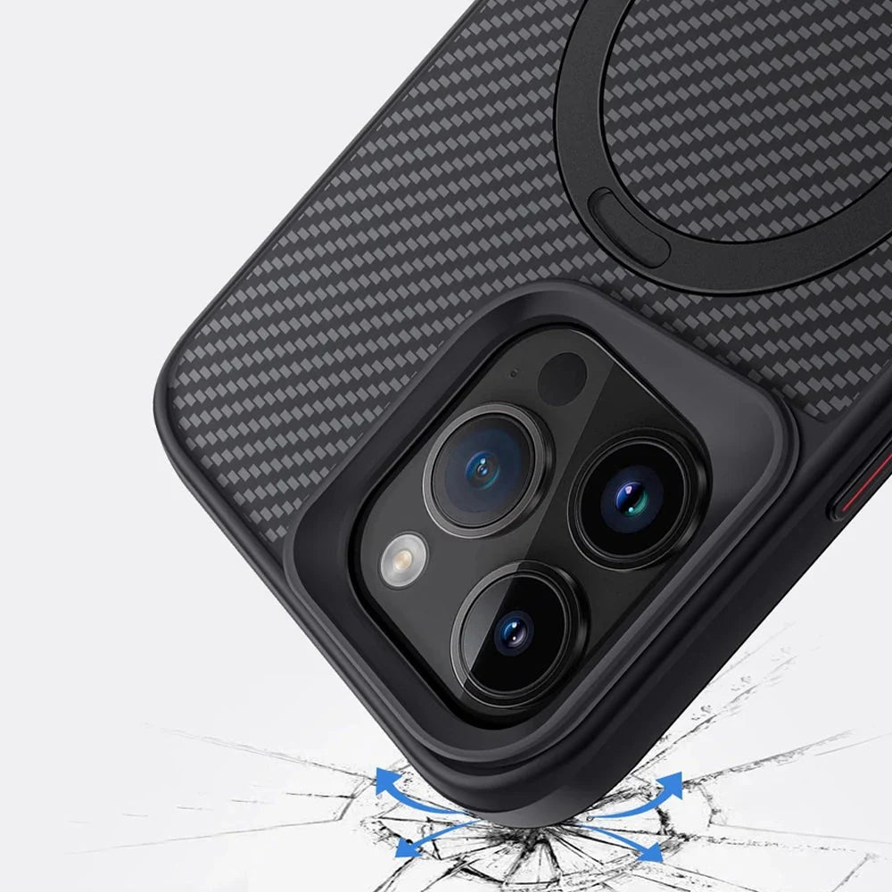 Magnetic Case with Rotating Kickstand for iPhone