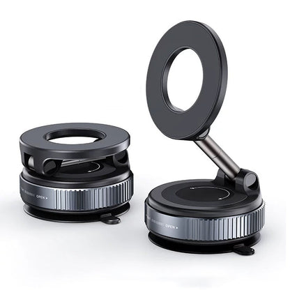 Adjustable Folding Magnetic Car Phone Mount - 360° Rotation