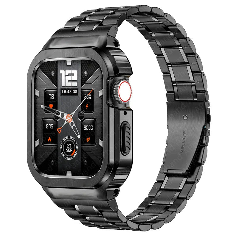 Stainless Steel Armor Apple Watch Band