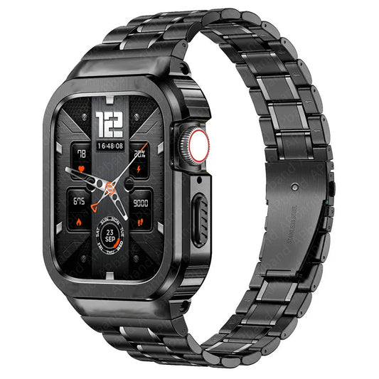 Stainless Steel Armor Apple Watch Band