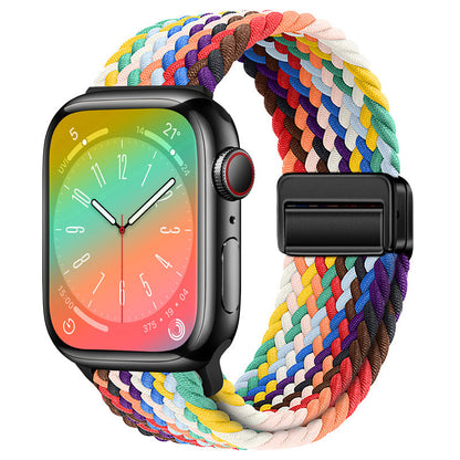 Nylon Braided Magnetic Buckle Band for Apple Watch