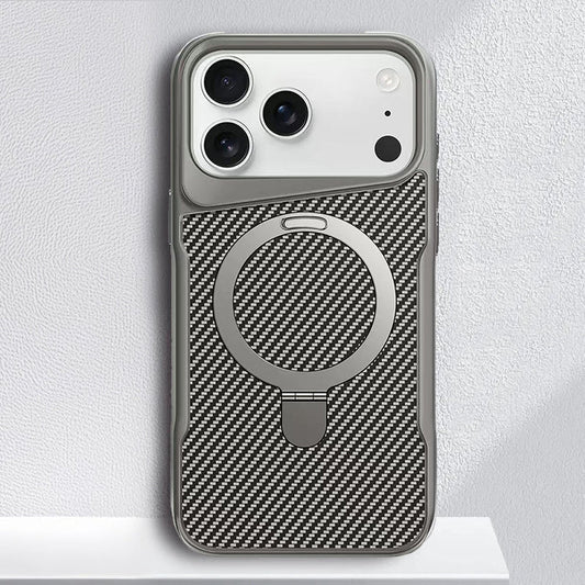 Magnetic Case with Rotating Kickstand for iPhone