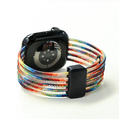 Fish Silk Mesh Breathable Magnetic Strap for Apple Watch