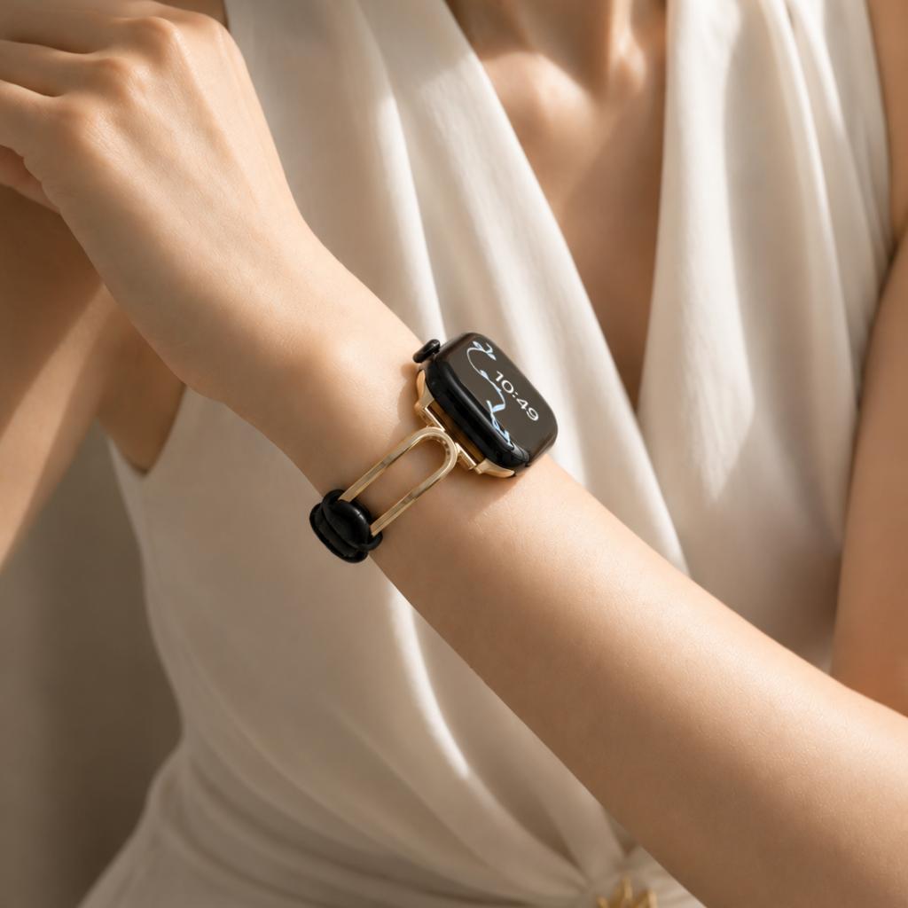 Aura Slim Leather Apple Watch Band