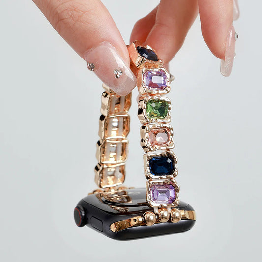 Rainbow Rhinestone Band for Apple Watch