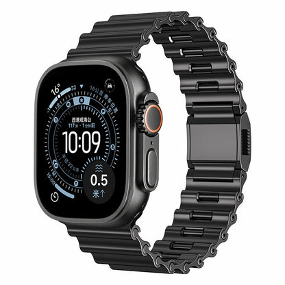 Wave Link Mechanical Apple Watch Band