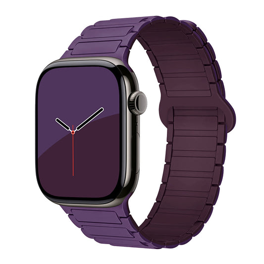 Magnetic Sport Loop Silicone Strap for Apple Watch