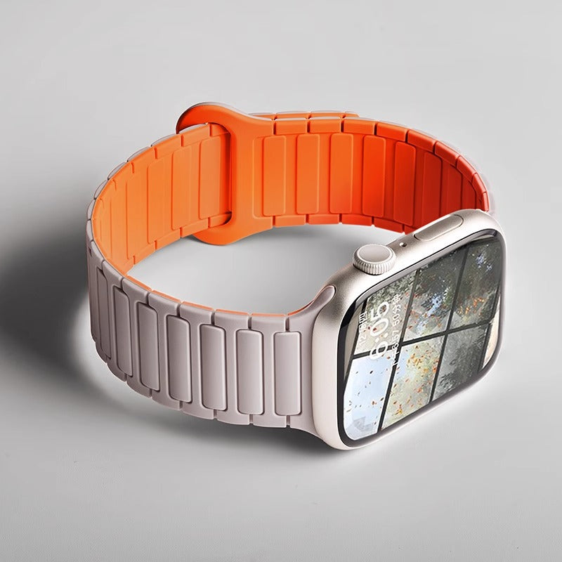 Magnetic Sport Loop Silicone Strap for Apple Watch