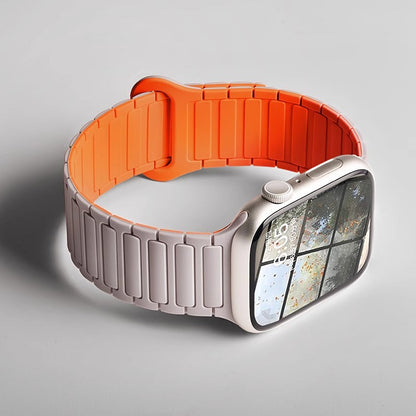 Magnetic Sport Loop Silicone Strap for Apple Watch