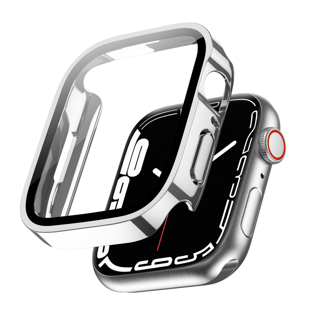 Waterproof PC Watch Case With HD Screen Protector For Apple Watch