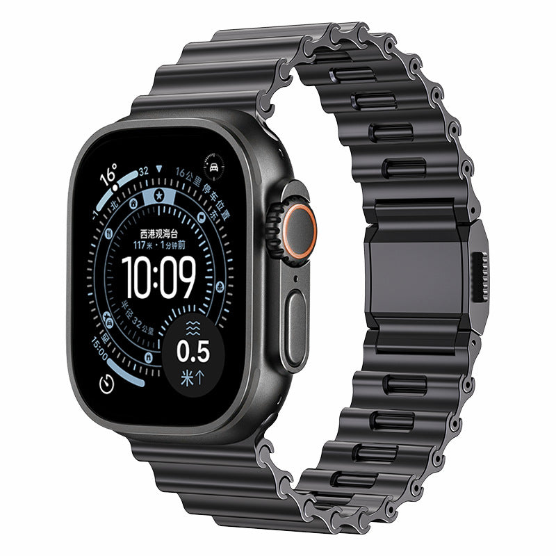 Wave Link Mechanical Apple Watch Band