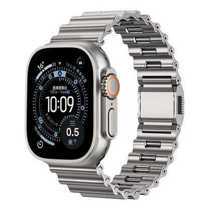 Wave Link Mechanical Apple Watch Band