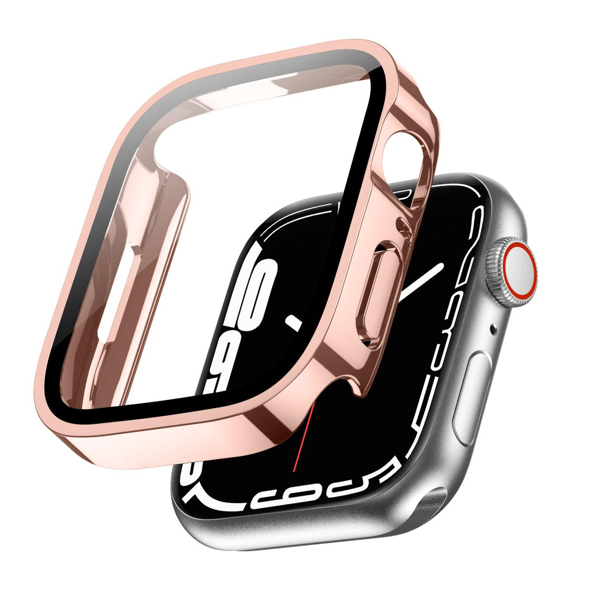 Waterproof PC Watch Case With HD Screen Protector For Apple Watch