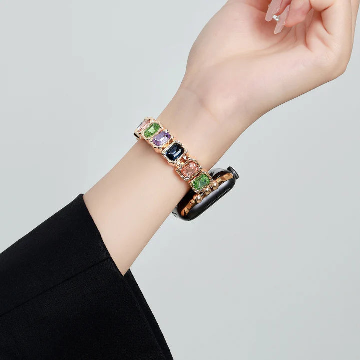 Rainbow Rhinestone Band for Apple Watch