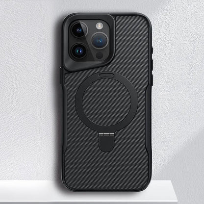 Magnetic Case with Rotating Kickstand for iPhone