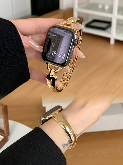 Simple Metal Bracelet Apple Watch Band