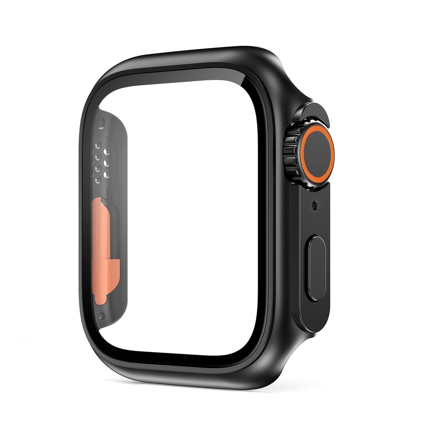 Ultra-thin Waterproof Apple Watch Case with Tempered Glass Film