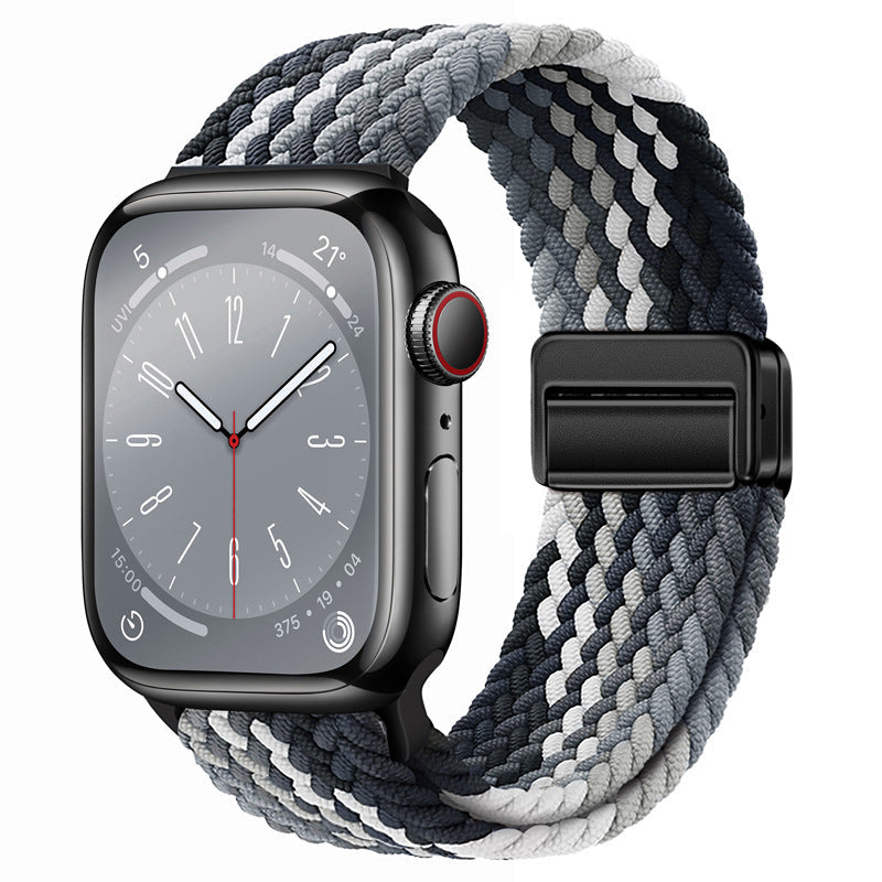 Nylon Braided Magnetic Buckle Band for Apple Watch