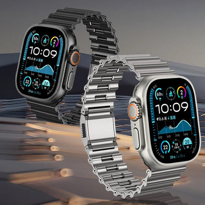 Wave Link Mechanical Apple Watch Band