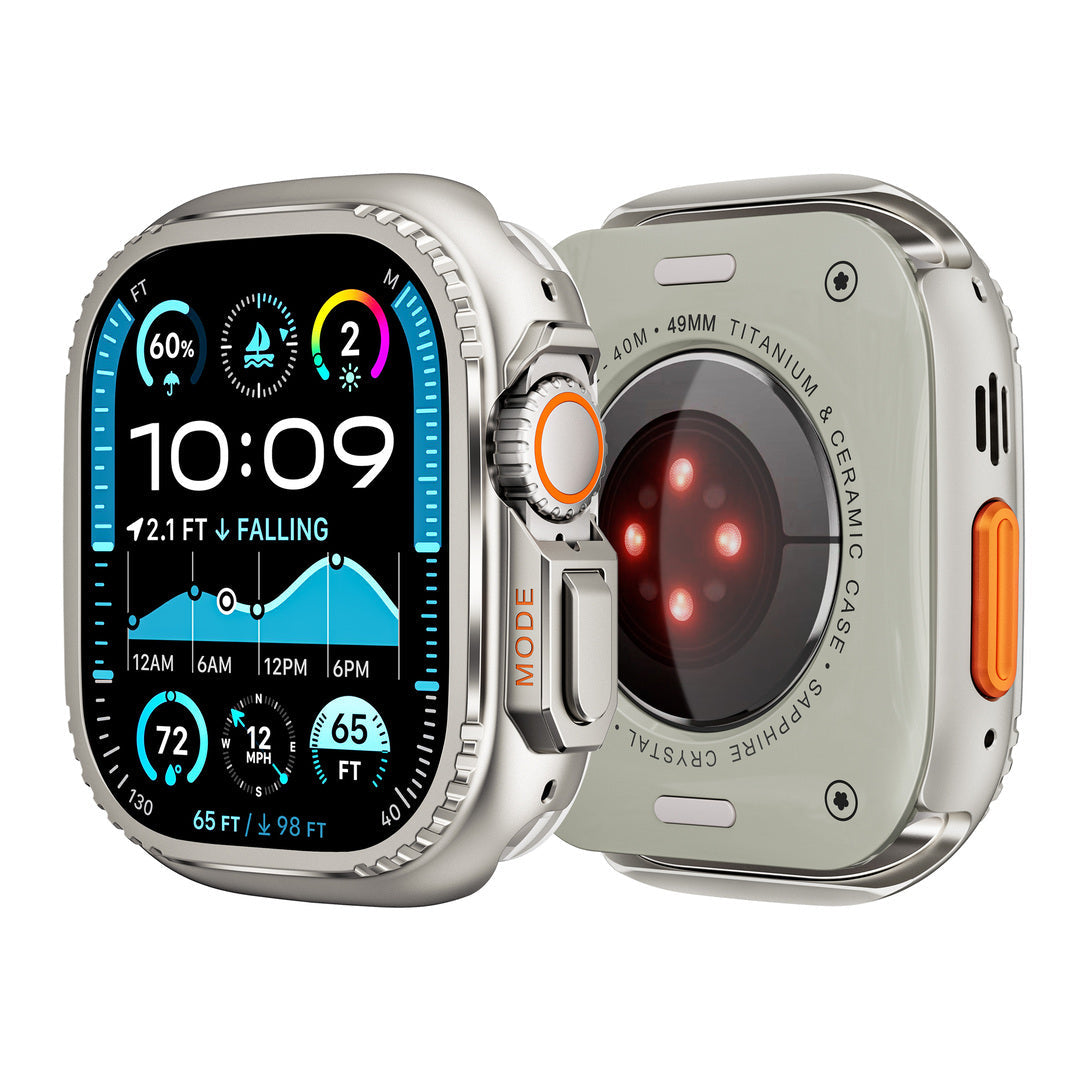 Rugged Titanium Alloy Case For Apple Watch