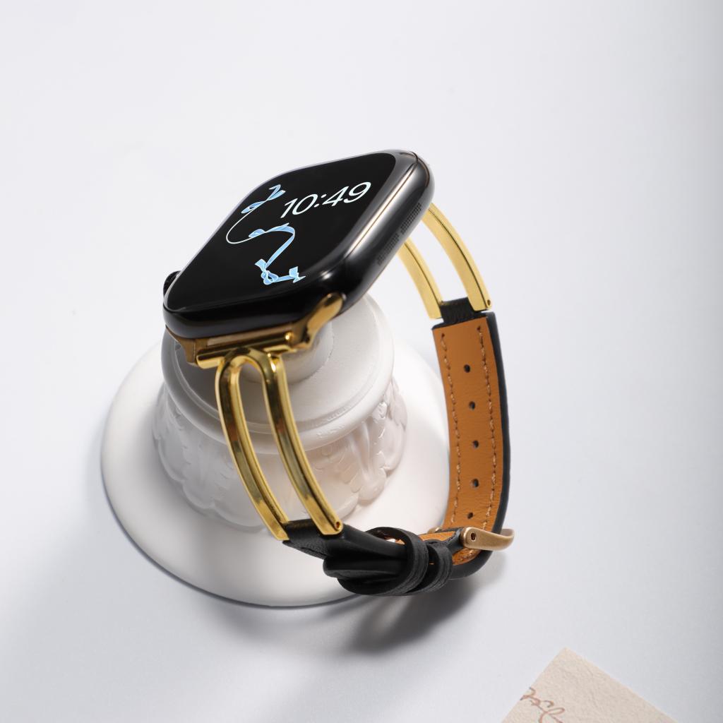 Aura Slim Leather Apple Watch Band