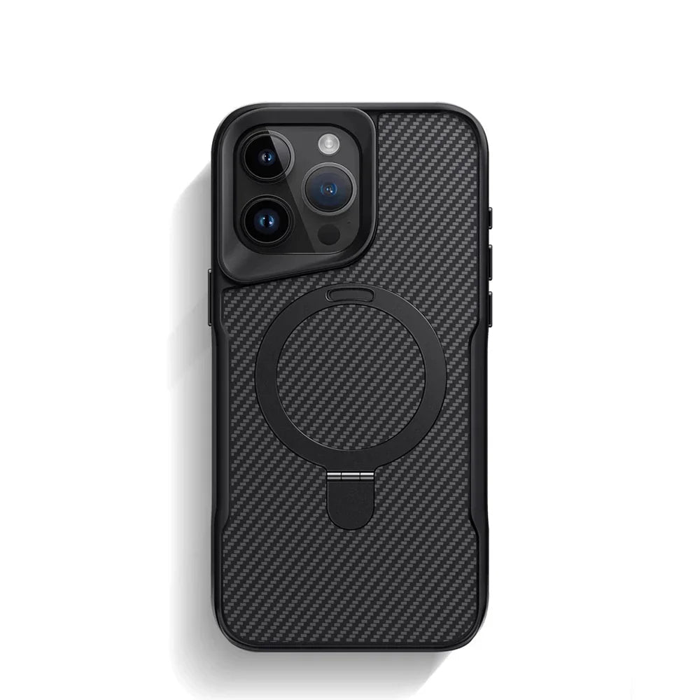 Magnetic Case with Rotating Kickstand for iPhone