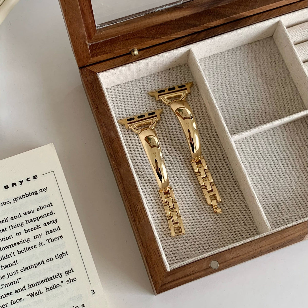 Simple Metal Bracelet Apple Watch Band
