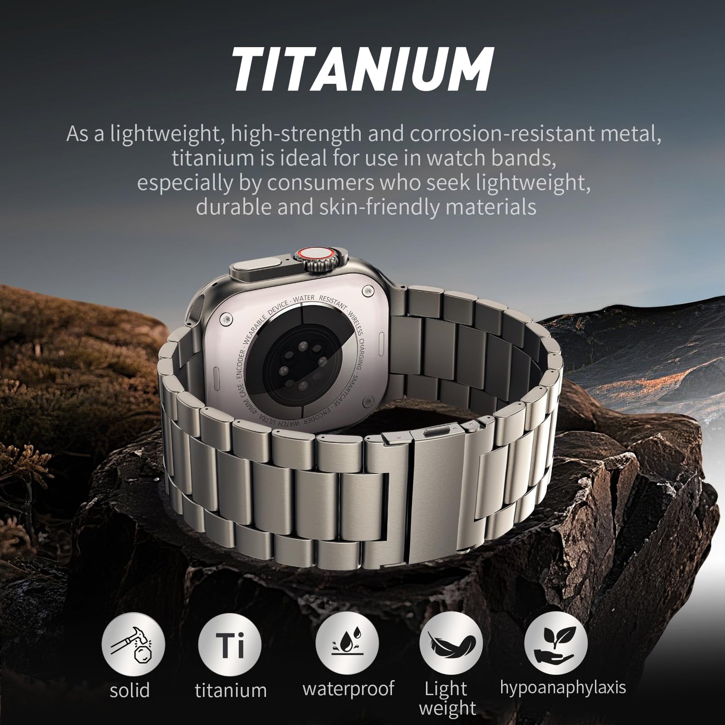 Business Titanium Apple Watch Band