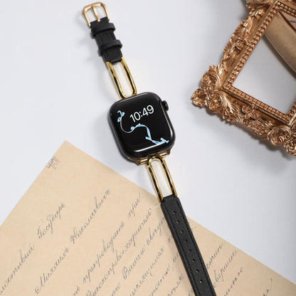 Aura Slim Leather Apple Watch Band