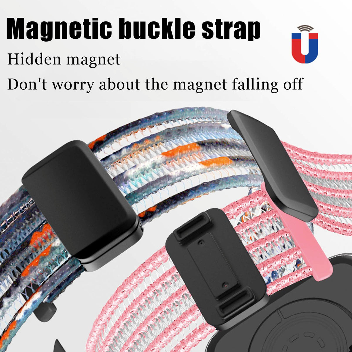 Fish Silk Mesh Breathable Magnetic Strap for Apple Watch