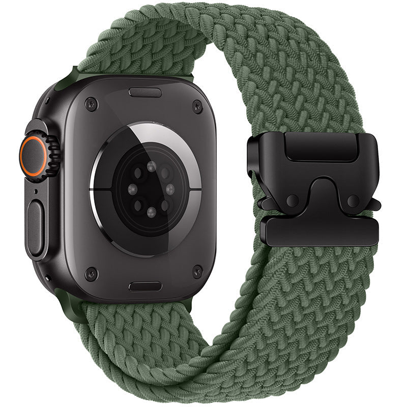 Nylon Braided Parachute Buckle Strap for Apple Watch