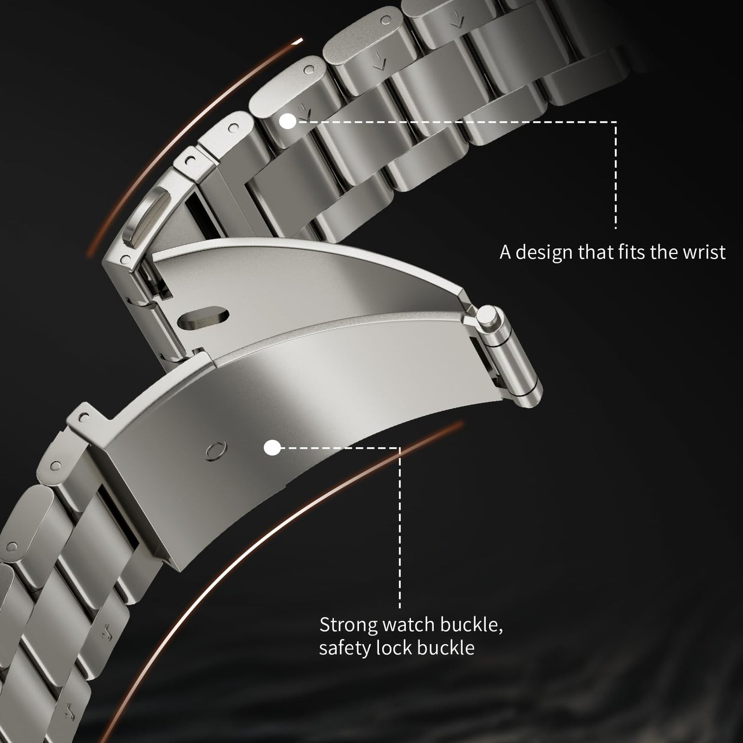 Business Titanium Apple Watch Band