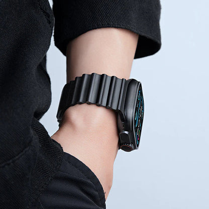 Wave Link Mechanical Apple Watch Band