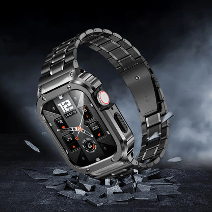 Stainless Steel Armor Apple Watch Band