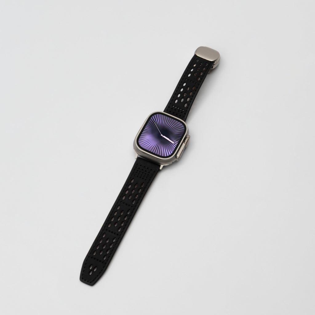 Premium Soft Leather Apple Watch Band - Breathable & Durable