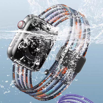 Fish Silk Mesh Breathable Magnetic Strap for Apple Watch