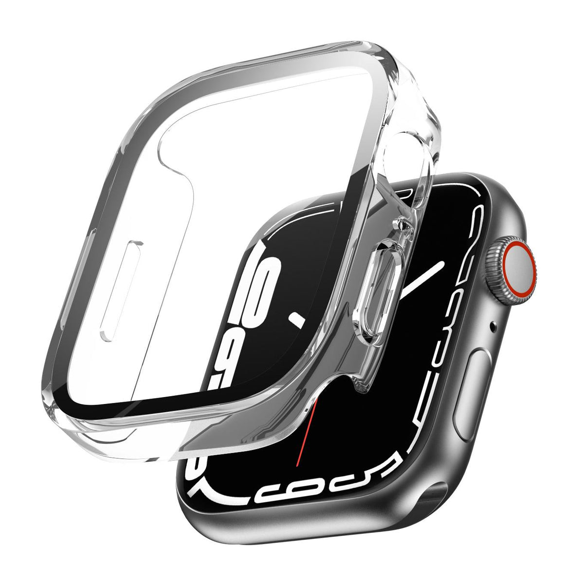 Waterproof PC Watch Case With HD Screen Protector For Apple Watch