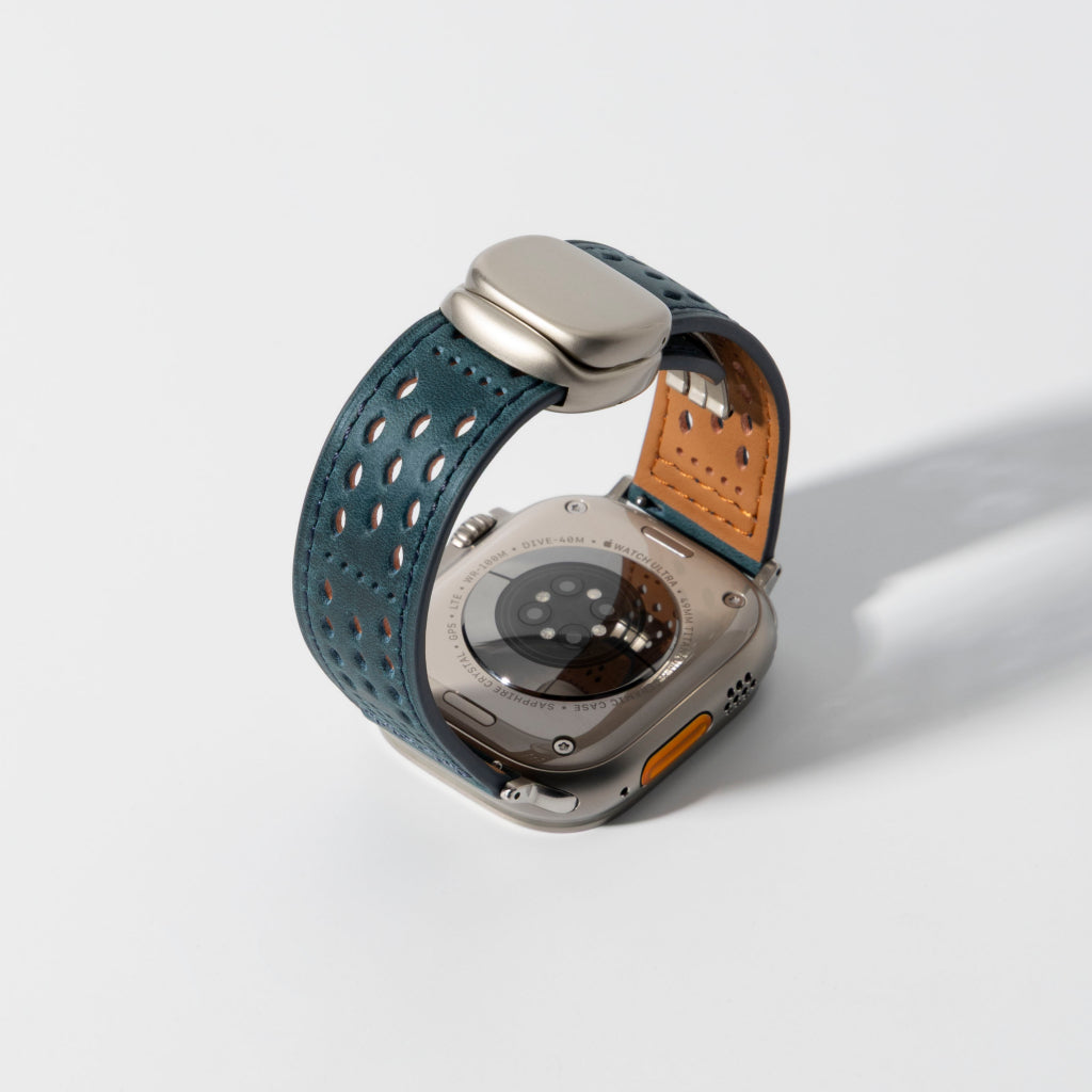 Premium Soft Leather Apple Watch Band - Breathable & Durable