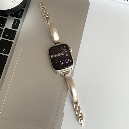 Simple Metal Bracelet Apple Watch Band