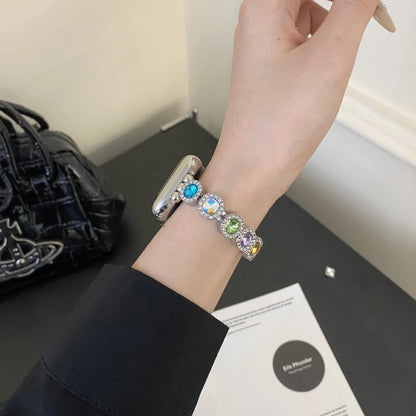 Rainbow Rhinestone Band for Apple Watch