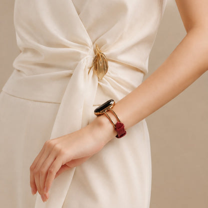 Aura Slim Leather Apple Watch Band