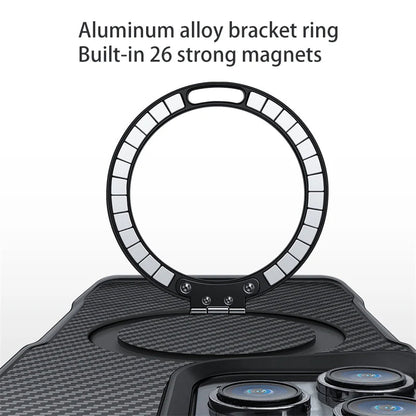Magnetic Case with Rotating Kickstand for iPhone