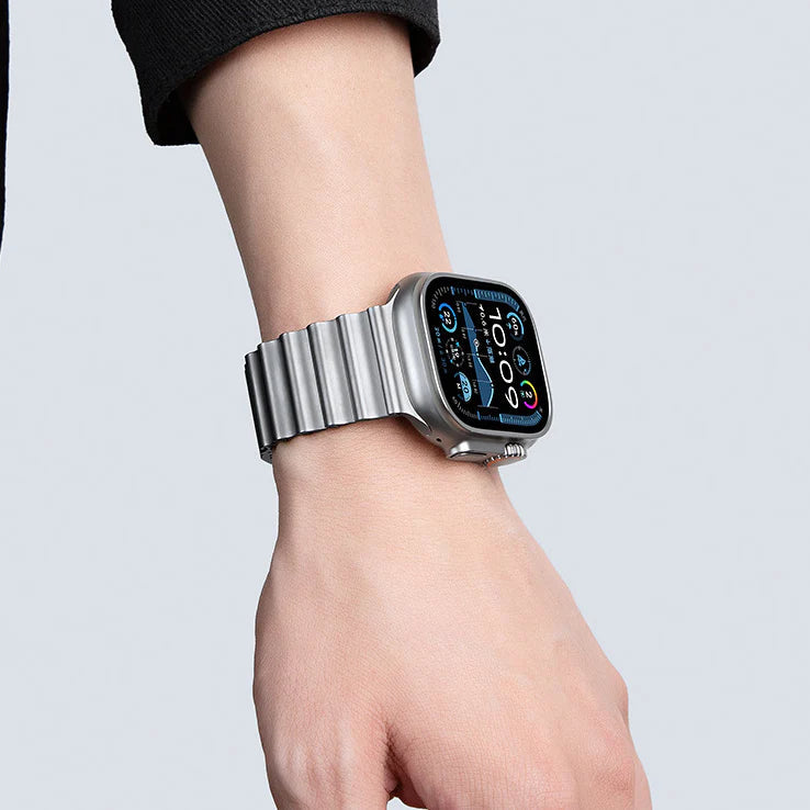 Wave Link Mechanical Apple Watch Band