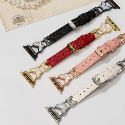 Mariposa Butterfly Leather Apple Watch Strap