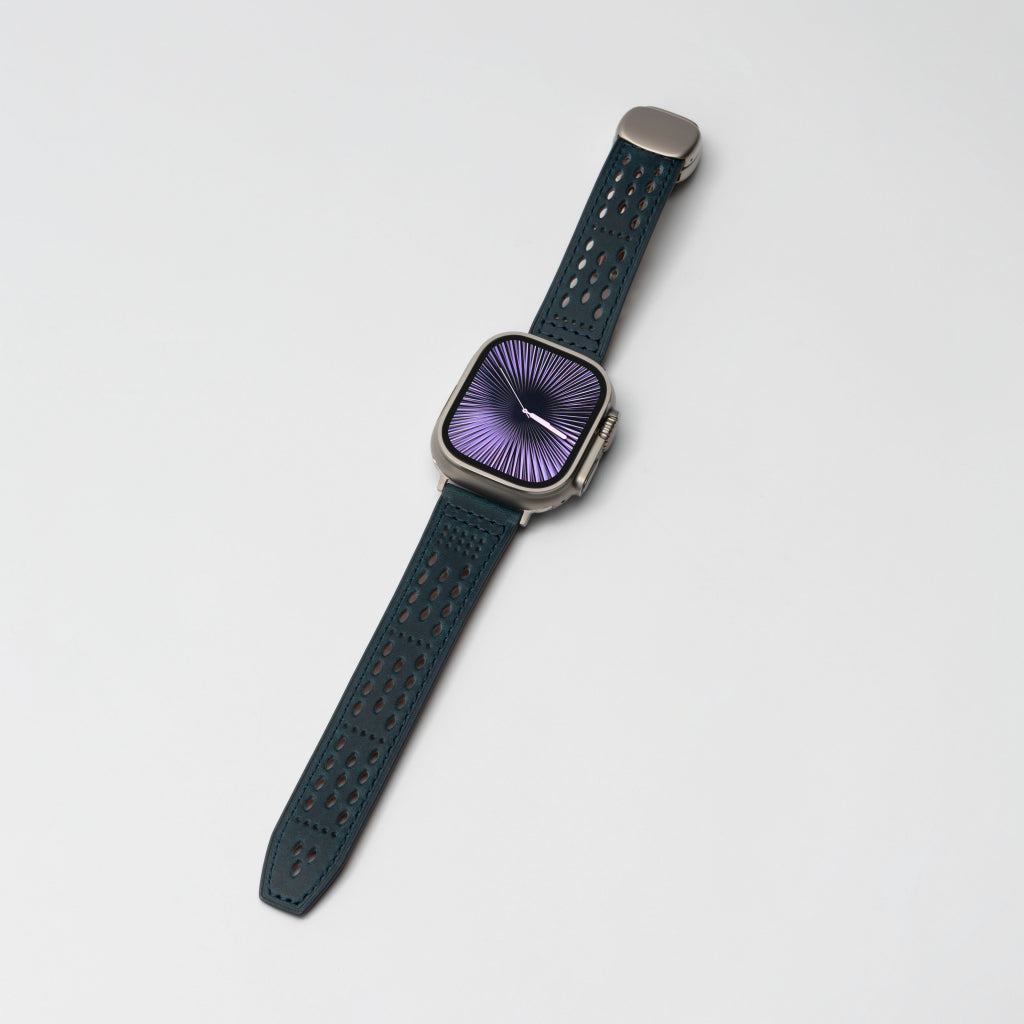 Premium Soft Leather Apple Watch Band - Breathable & Durable