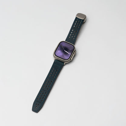 Premium Soft Leather Apple Watch Band - Breathable & Durable