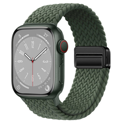 Nylon Braided Magnetic Buckle Band for Apple Watch