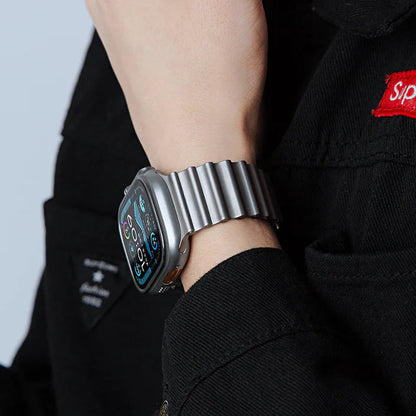 Wave Link Mechanical Apple Watch Band
