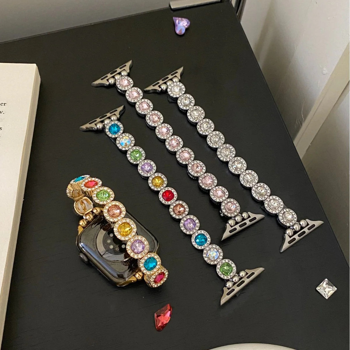 Rainbow Rhinestone Band for Apple Watch