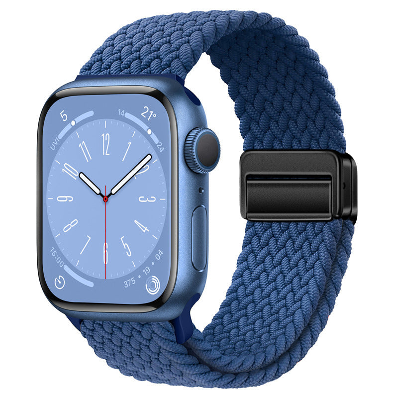 Nylon Braided Magnetic Buckle Band for Apple Watch